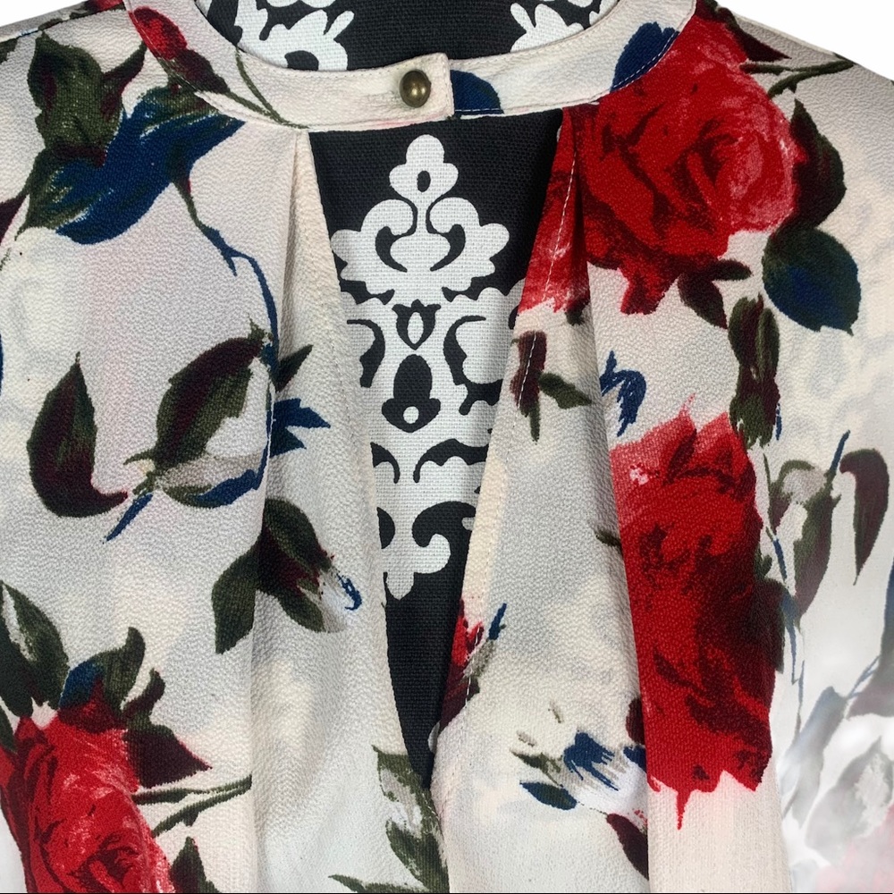 FLOWY & FLORAL Long Sleeve Mini Dress - Picture 6 of 13